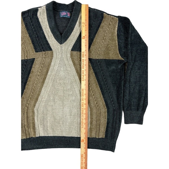 VTG Prestige Men Long Sleeve Crew Neck Gray Pullover Sweater Sz XL - Picture 2 of 6